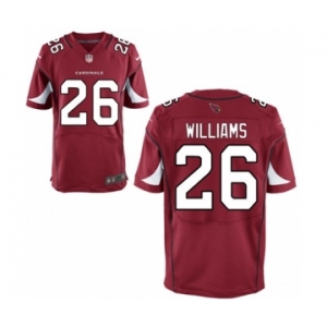 Men's Nike Arizona Cardinals #26 Brandon Williams Elite Red Team Color NFL Jersey