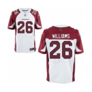 Men's Nike Arizona Cardinals #26 Brandon Williams Elite White NFL Jersey