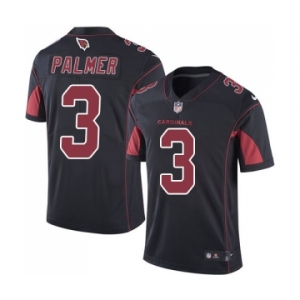 Men's Nike Arizona Cardinals #3 Carson Palmer Elite Black Rush Vapor Untouchable NFL Jersey