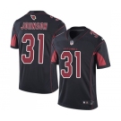 Men's Nike Arizona Cardinals #31 David Johnson Elite Black Rush Vapor Untouchable NFL Jersey