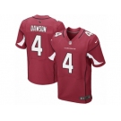 Men's Nike Arizona Cardinals #4 Phil Dawson Elite Red Team Color NFL Jersey