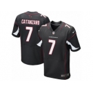 Men's Nike Arizona Cardinals #7 Chandler Catanzaro Elite Black Alternate NFL Jersey