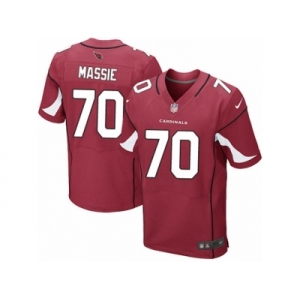 Men's Nike Arizona Cardinals #70 Bobby Massie Elite Red Team Color NFL Jersey