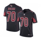 Men's Nike Arizona Cardinals #70 Evan Boehm Elite Black Rush Vapor Untouchable NFL Jersey