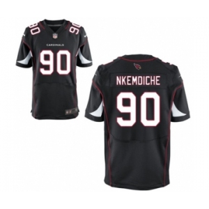 Men's Nike Arizona Cardinals #90 Robert Nkemdiche Elite Black Alternate NFL Jersey