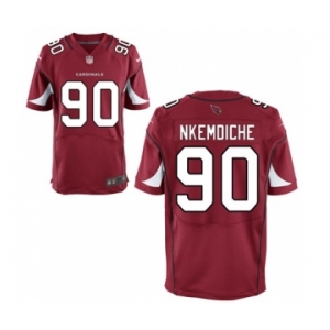 Men's Nike Arizona Cardinals #90 Robert Nkemdiche Elite Red Team Color NFL Jersey