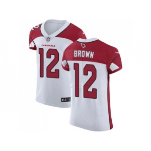 Nike Arizona Cardinals #12 John Brown White Men Stitched NFL Vapor Untouchable Elite Jersey