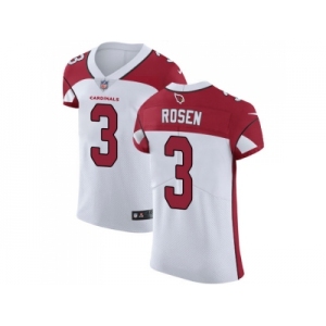 Nike Arizona Cardinals #3 Josh Rosen White Men Stitched NFL Vapor Untouchable Elite Jersey