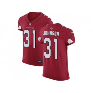 Nike Arizona Cardinals #31 David Johnson Red Team Color Men Stitched NFL Vapor Untouchable Elite Jersey
