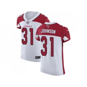 Nike Arizona Cardinals #31 David Johnson White Men Stitched NFL Vapor Untouchable Elite Jersey