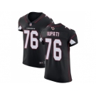 Nike Arizona Cardinals #76 Mike Iupati Black Alternate Men Stitched NFL Vapor Untouchable Elite Jersey