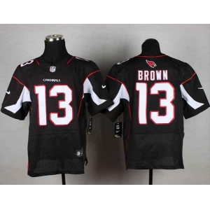 nike nfl jerseys arizona cardinals #13 brown black[Elite][brown]