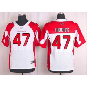 nike nfl jerseys arizona cardinals #47 riddick white[Elite]