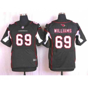 nike nfl jerseys arizona cardinals #69 williams black[Elite]
