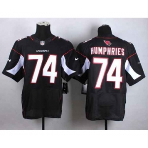 nike nfl jerseys arizona cardinals #74 humphries black[Elite]