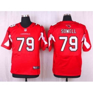 nike nfl jerseys arizona cardinals #79 sowell red[Elite]