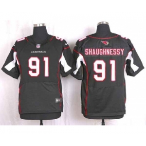 nike nfl jerseys arizona cardinals #91 shaughnessy black[Elite]