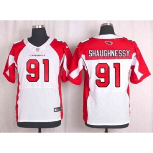 nike nfl jerseys arizona cardinals #91 shaughnessy white[Elite]