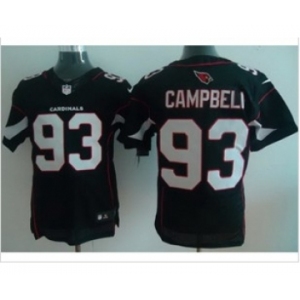 nike nfl jerseys arizona cardinals #93 campbell black[Elite]