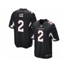 Men Nike Arizona Cardinals #2 Andy Lee Game Black Alternate NFL Jersey