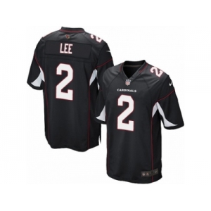 Men Nike Arizona Cardinals #2 Andy Lee Game Black Alternate NFL Jersey