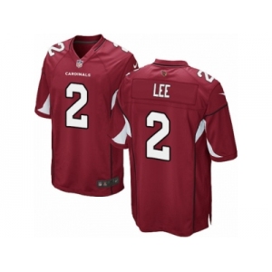 Men Nike Arizona Cardinals #2 Andy Lee Game Red Team Color NFL Jersey