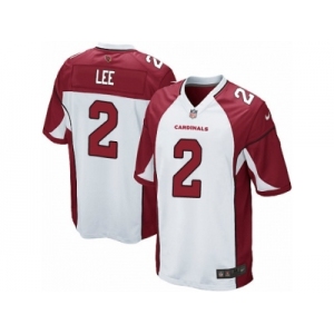 Men Nike Arizona Cardinals #2 Andy Lee Game White NFL Jersey