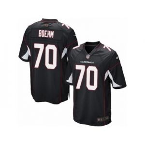 Men Nike Arizona Cardinals #70 Evan Boehm Game Black Alternate NFL Jersey