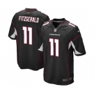 Men's Arizona Cardinals #11 Larry Fitzgerald Game Black Alternate Football Jersey