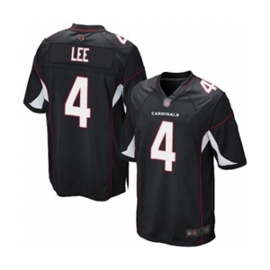 Men's Arizona Cardinals #4 Andy Lee Game Black Alternate Football Jersey