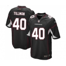 Men's Arizona Cardinals #40 Pat Tillman Game Black Alternate Football Jersey