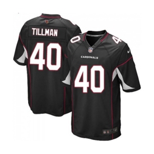 Men's Arizona Cardinals #40 Pat Tillman Game Black Alternate Football Jersey