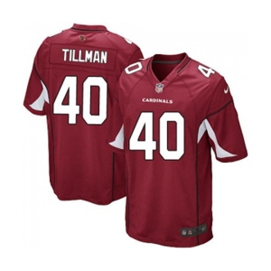Men's Arizona Cardinals #40 Pat Tillman Game Red Team Color Football Jersey