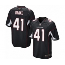 Men's Arizona Cardinals #41 Kenyan Drake Game Black Alternate Football Jersey