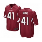 Men's Arizona Cardinals #41 Kenyan Drake Game Red Team Color Football Jersey