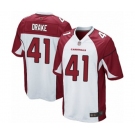 Men's Arizona Cardinals #41 Kenyan Drake Game White Football Jersey