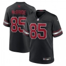 Men's Arizona Cardinals #85 Trey McBride 2024 Game Black Team Color Football Jersey