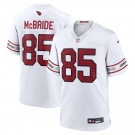 Men's Arizona Cardinals #85 Trey McBride 2024 Game White Team Color Football Jersey