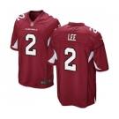 Men's Nike Arizona Cardinals #2 Andy Lee Game Red Team Color NFL Jersey