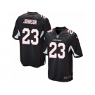 Men's Nike Arizona Cardinals #23 Chris Johnson Game Black Alternate NFL Jersey