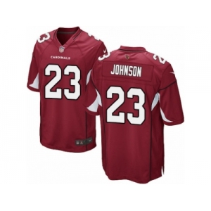 Men's Nike Arizona Cardinals #23 Chris Johnson Game Red Team Color NFL Jersey