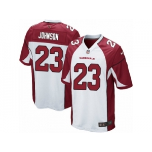 Men's Nike Arizona Cardinals #23 Chris Johnson Game White NFL Jersey