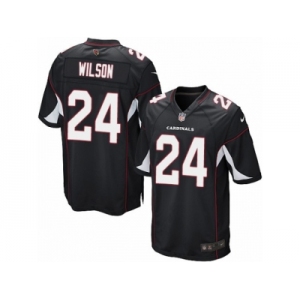 Men's Nike Arizona Cardinals #24 Adrian Wilson Game Black Alternate NFL Jersey