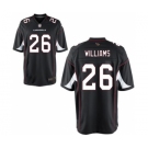 Men's Nike Arizona Cardinals #26 Brandon Williams Game Black Alternate NFL Jersey