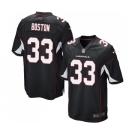 Men's Nike Arizona Cardinals #33 Tre Boston Game Black Alternate NFL Jersey