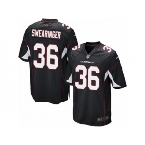 Men's Nike Arizona Cardinals #36 D. J. Swearinger Game Black Alternate NFL Jersey