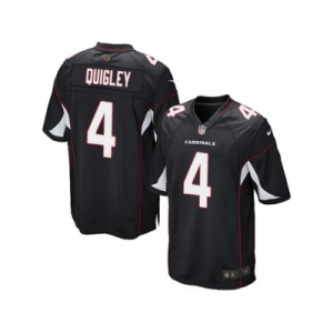 Men's Nike Arizona Cardinals #4 Ryan Quigley Game Black Alternate NFL Jersey