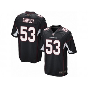 Men's Nike Arizona Cardinals #53 A.Q. Shipley Game Black Alternate NFL Jersey