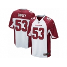 Men's Nike Arizona Cardinals #53 A.Q. Shipley Game White NFL Jersey