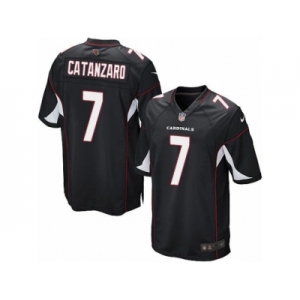 Men's Nike Arizona Cardinals #7 Chandler Catanzaro Game Black Alternate NFL Jersey